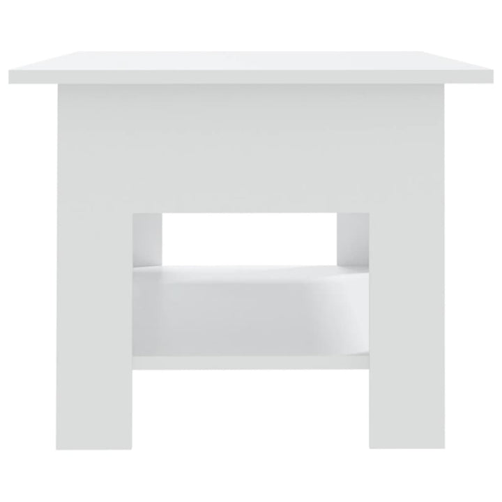 sofabord 102x55x42 cm konstrueret træ hvid