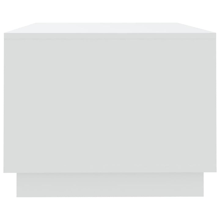 sofabord 102x55x43 cm konstrueret træ hvid