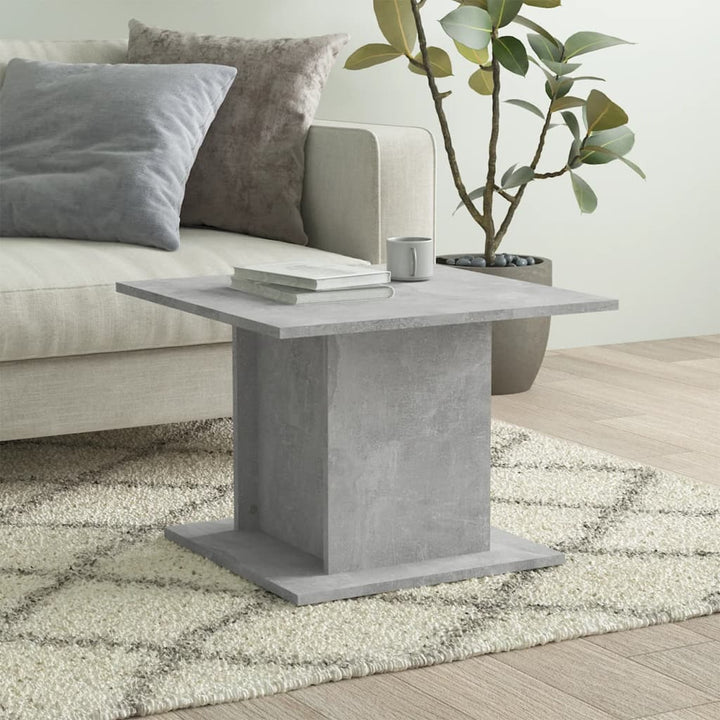 sofabord 55,5x55,5x40 cm konstrueret træ betongrå