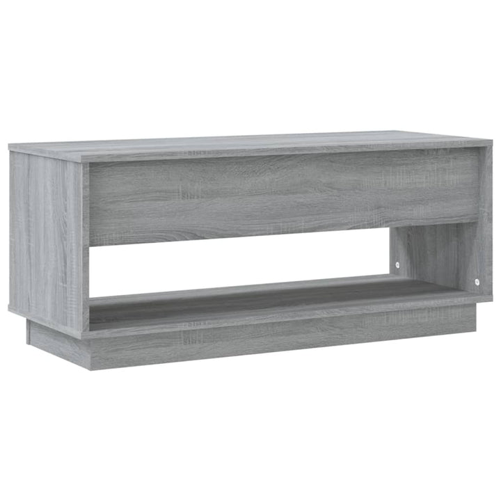 tv-bord 102x41x44 cm konstrueret træ grå sonoma-eg