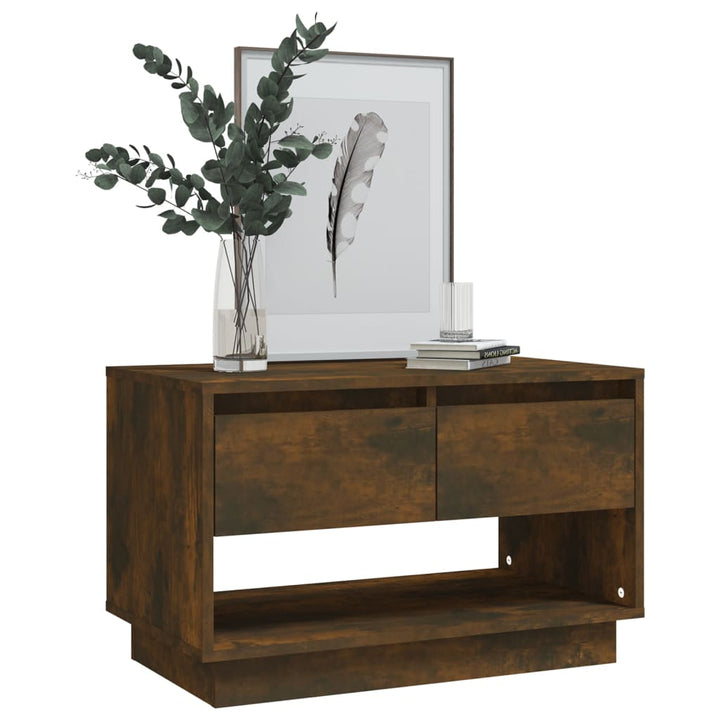 tv-bord 102x41x44 cm konstrueret træ røget egetræsfarve