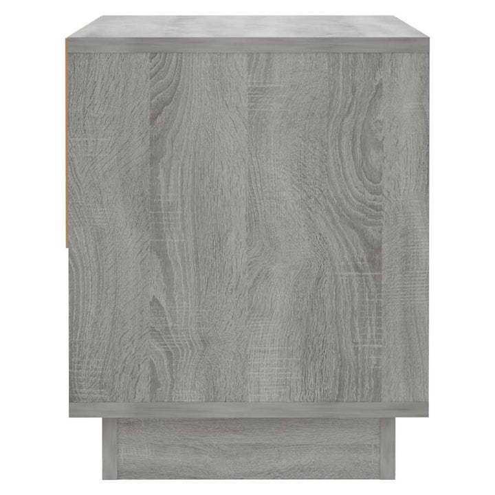 sengeborde 2 stk. 45x34x44 cm konstrueret træ grå sonoma-eg