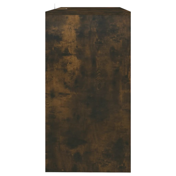 konsolbord 89x41x76,5 cm konstrueret træ røget eg