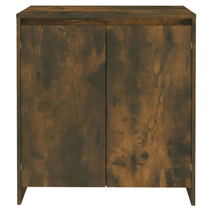 skænk 70x41x75 cm konstrueret træ røget egetræsfarve
