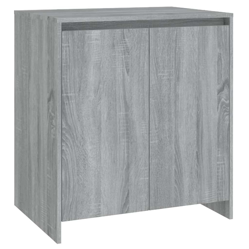skænk 70x41x75 cm konstrueret træ grå sonoma-eg
