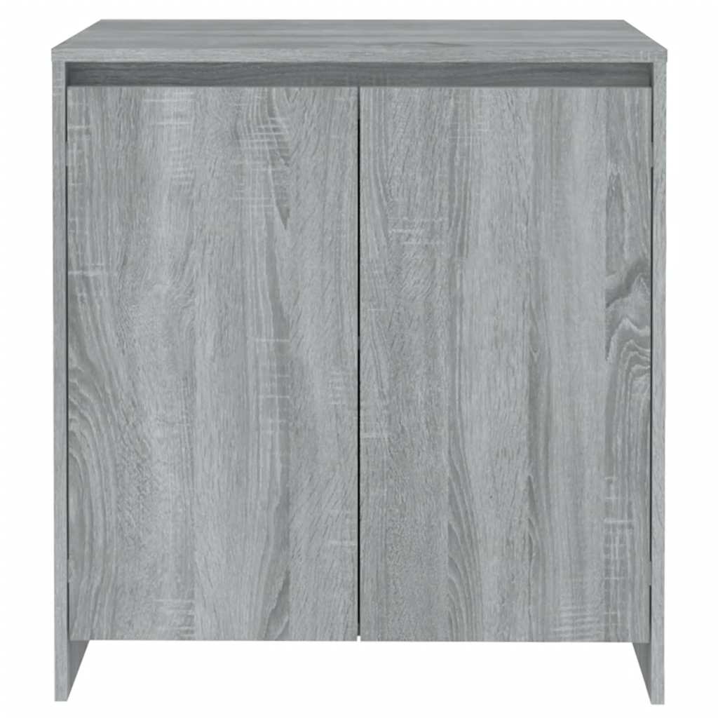 skænk 70x41x75 cm konstrueret træ grå sonoma-eg