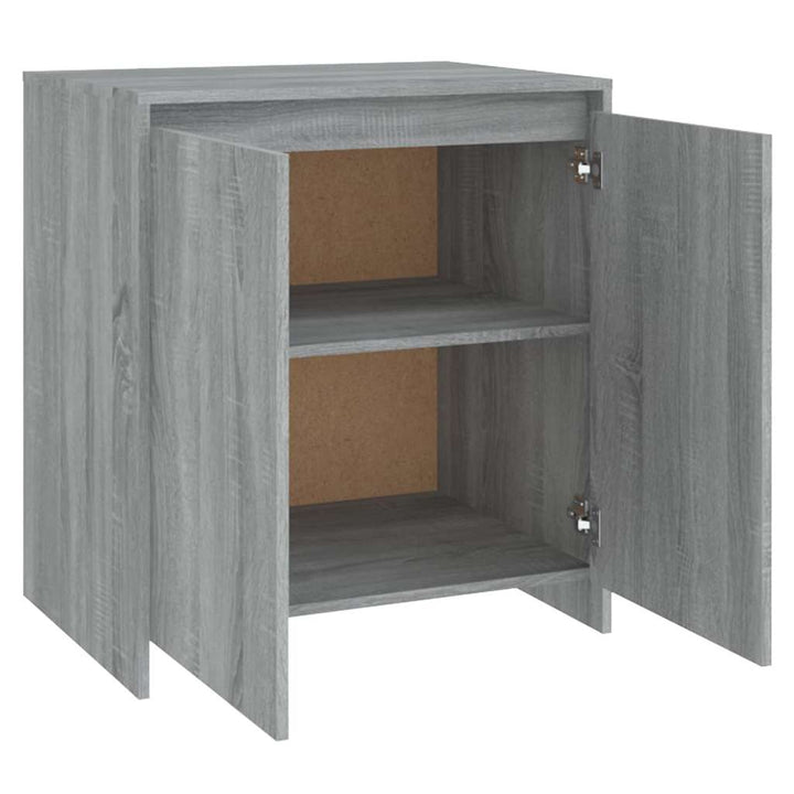 skænk 70x41x75 cm konstrueret træ grå sonoma-eg