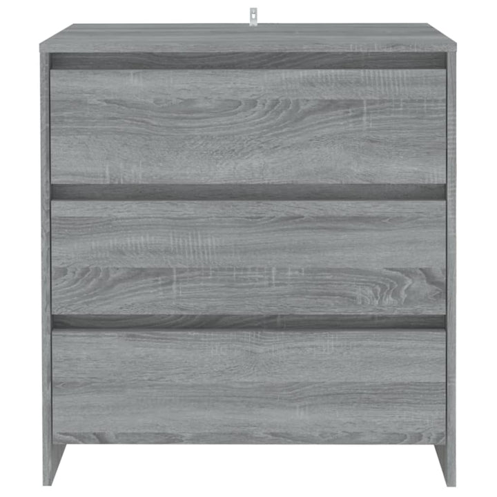 skænk 70x41x75 cm konstrueret træ grå sonoma-eg
