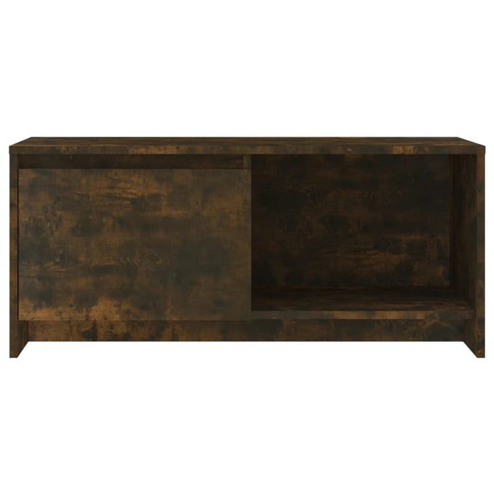 tv-bord 90x35x40 cm konstrueret træ røget egetræsfarve
