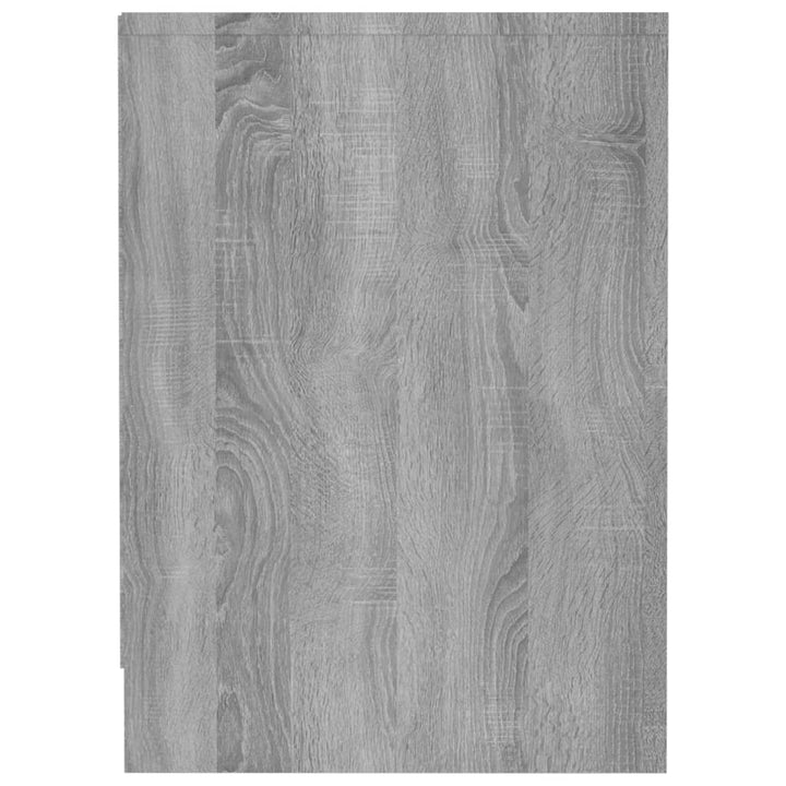 tv-bord 102x37,5x52,5 cm konstrueret træ grå sonoma-eg