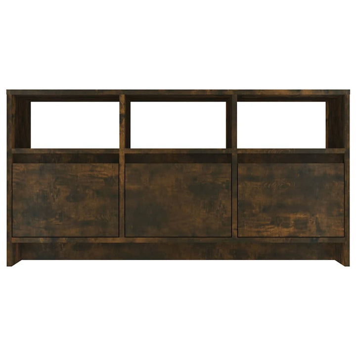 tv-bord 102x37,5x52,5 cm konstrueret træ røget egetræsfarve