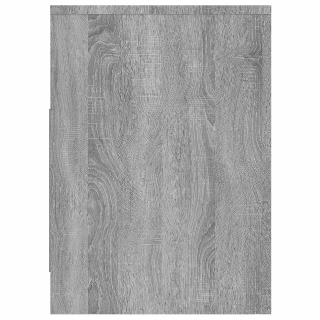 tv-bord 102x37,5x52,5 cm konstrueret træ grå sonoma-eg