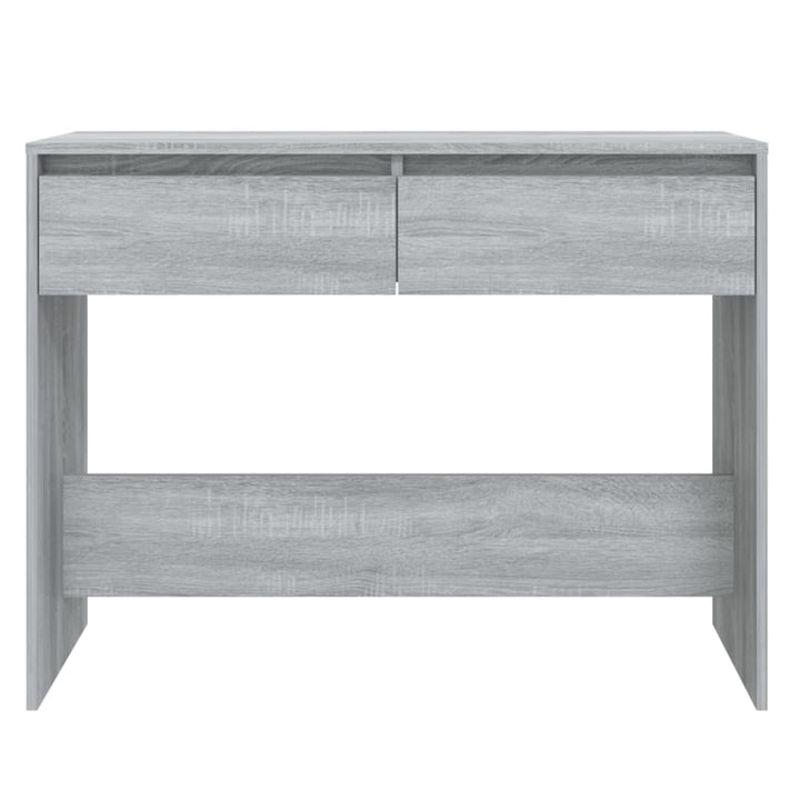 konsolbord 100x35x76,5 cm konstrueret træ grå sonoma-eg