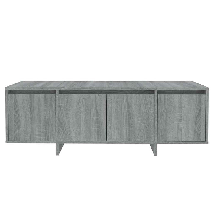 tv-bord 120x30x40,5 cm konstrueret træ grå sonoma-eg