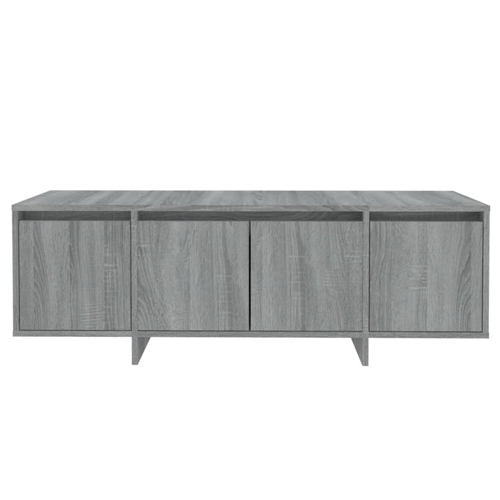 tv-bord 120x30x40,5 cm konstrueret træ grå sonoma-eg