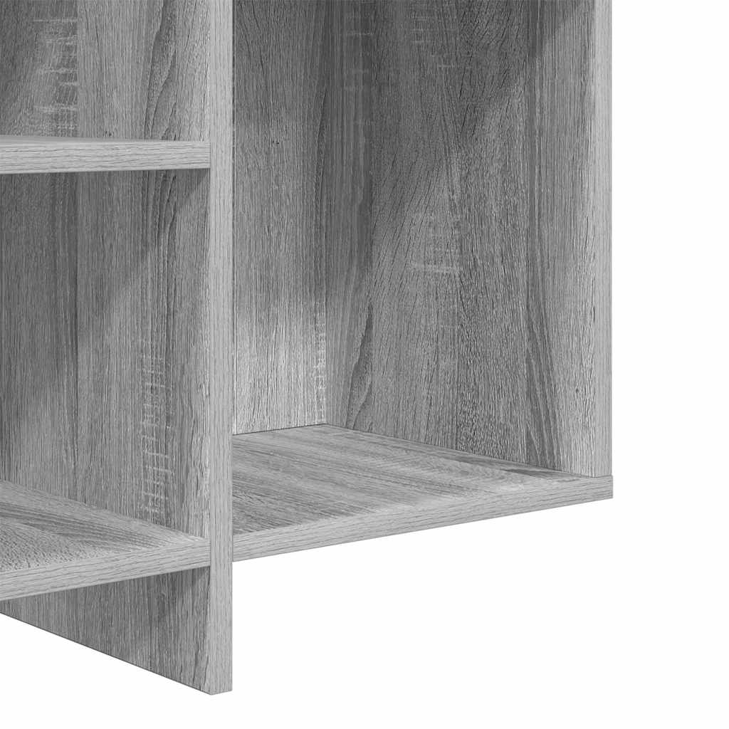 skænk 120x30x75 cm konstrueret træ grå sonoma-eg