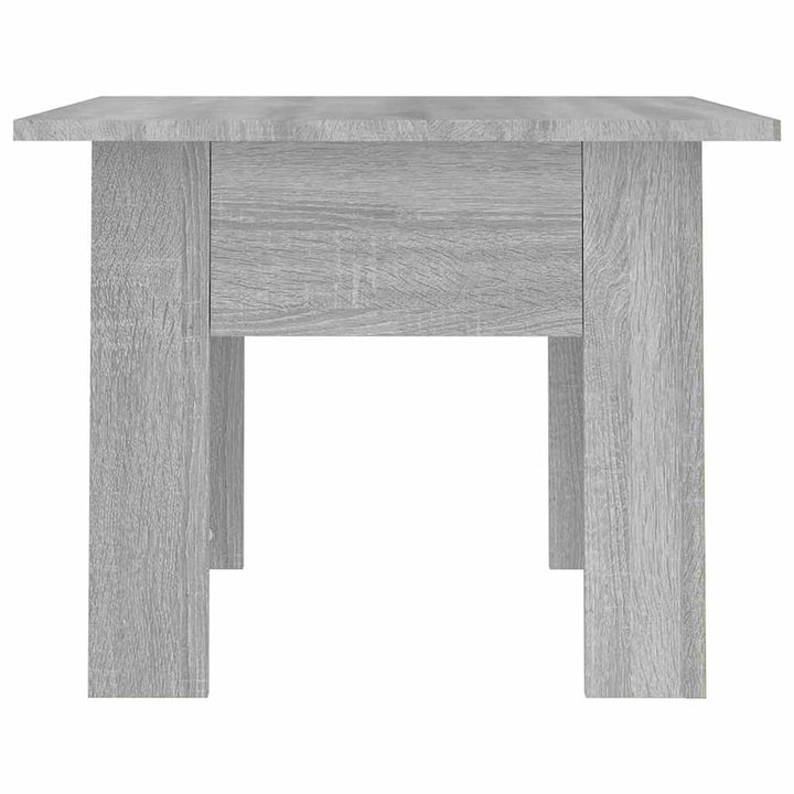 sofabord 55x55x42 cm konstrueret træ grå sonoma-eg