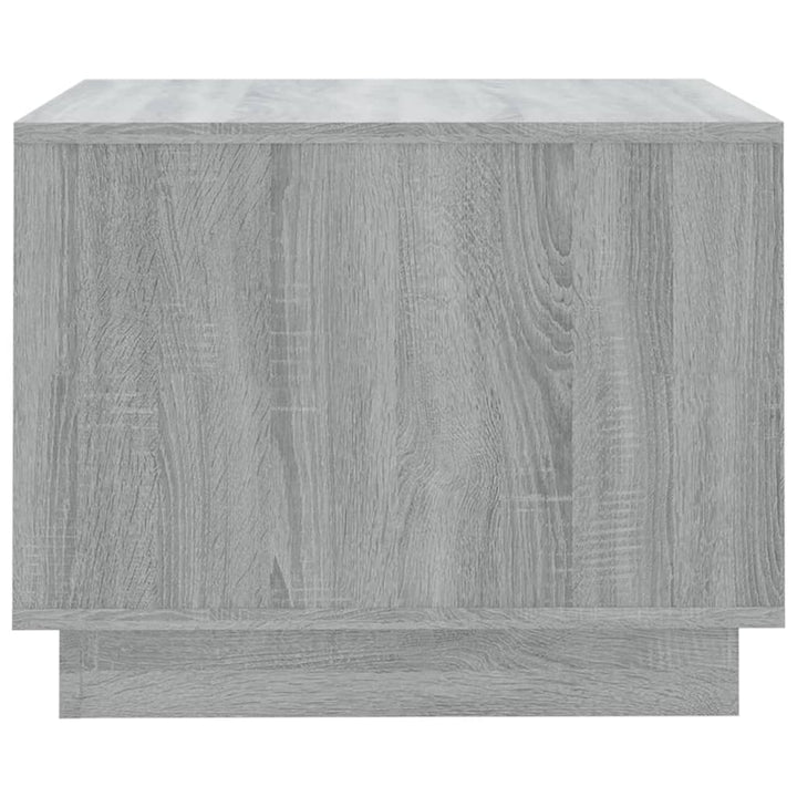 sofabord 55x55x43 cm konstrueret træ grå sonoma-eg