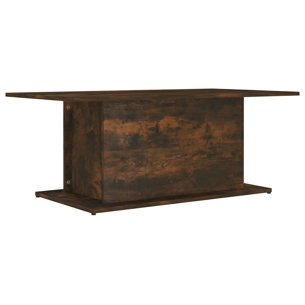 sofabord 102x55,5x40 cm konstrueret træ røget egetræsfarve