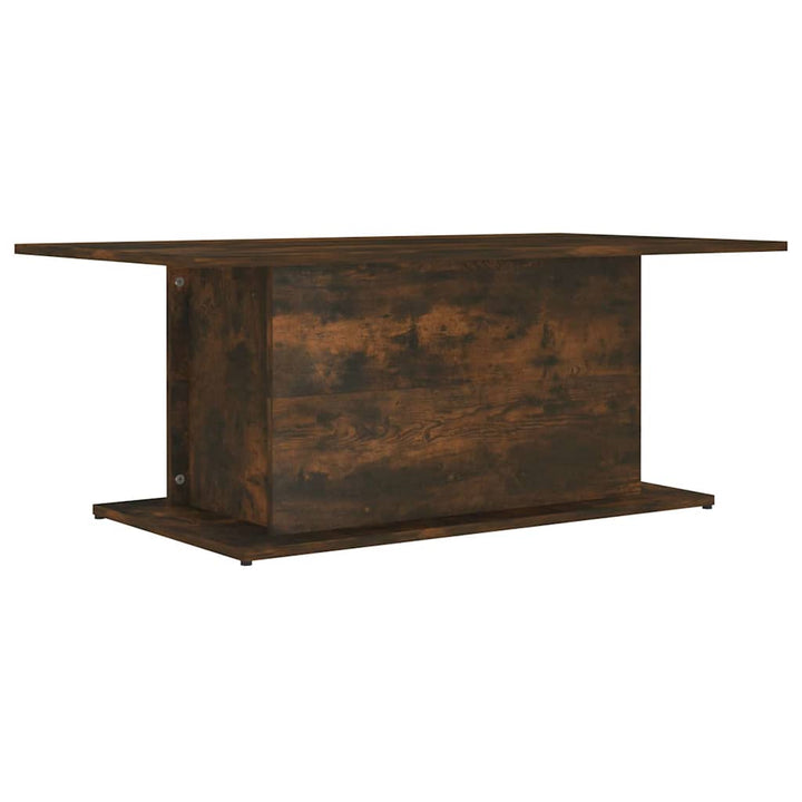 sofabord 102x55,5x40 cm konstrueret træ røget egetræsfarve