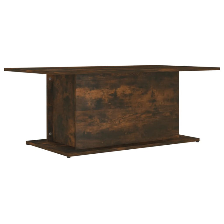 sofabord 102x55,5x40 cm konstrueret træ røget egetræsfarve