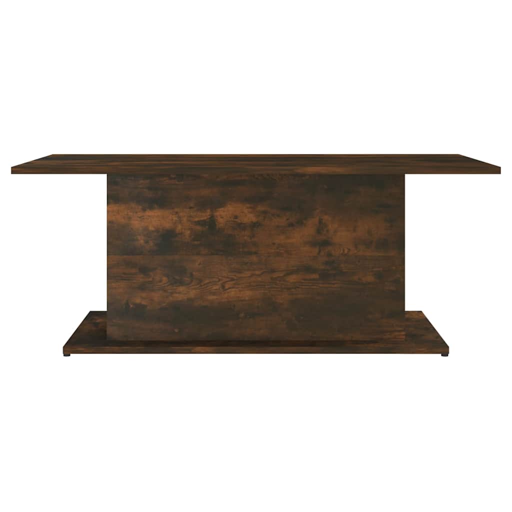 sofabord 102x55,5x40 cm konstrueret træ røget egetræsfarve