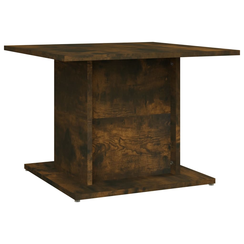sofabord 55,5x55,5x40 cm konstrueret træ røget egetræsfarve