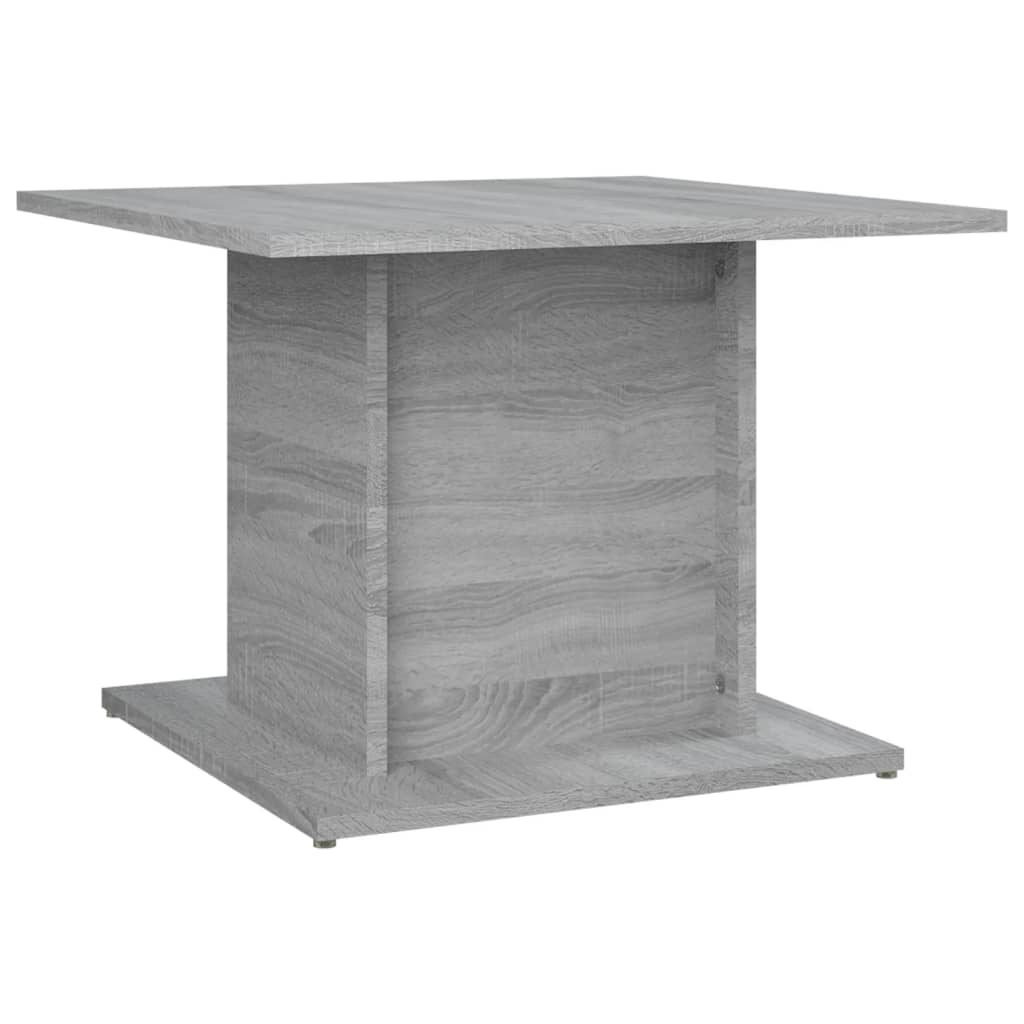 sofabord 55,5x55,5x40 cm konstrueret træ grå sonoma-eg
