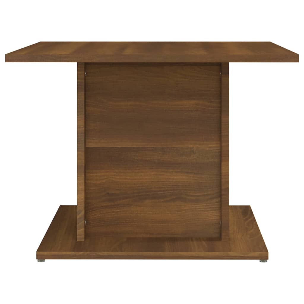 sofabord 55,5x55,5x40 cm konstrueret træ brun egetræsfarve