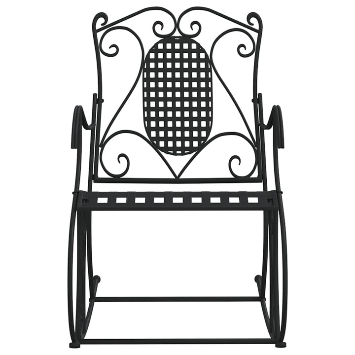 gyngebænk 84 cm stål sort