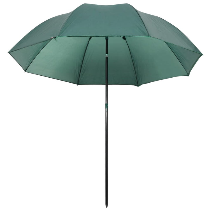 parasol til fisketure 220x185 cm grøn