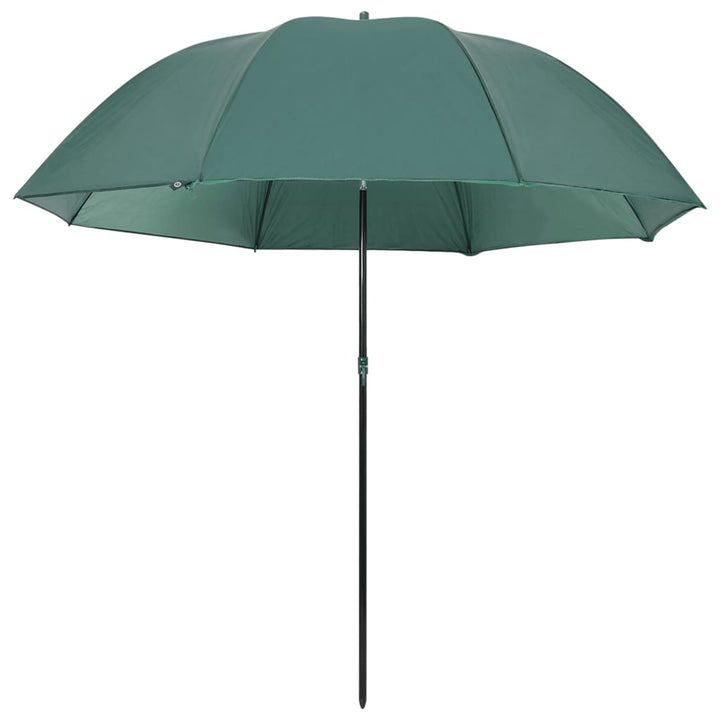 parasol til fisketure 220x185 cm grøn