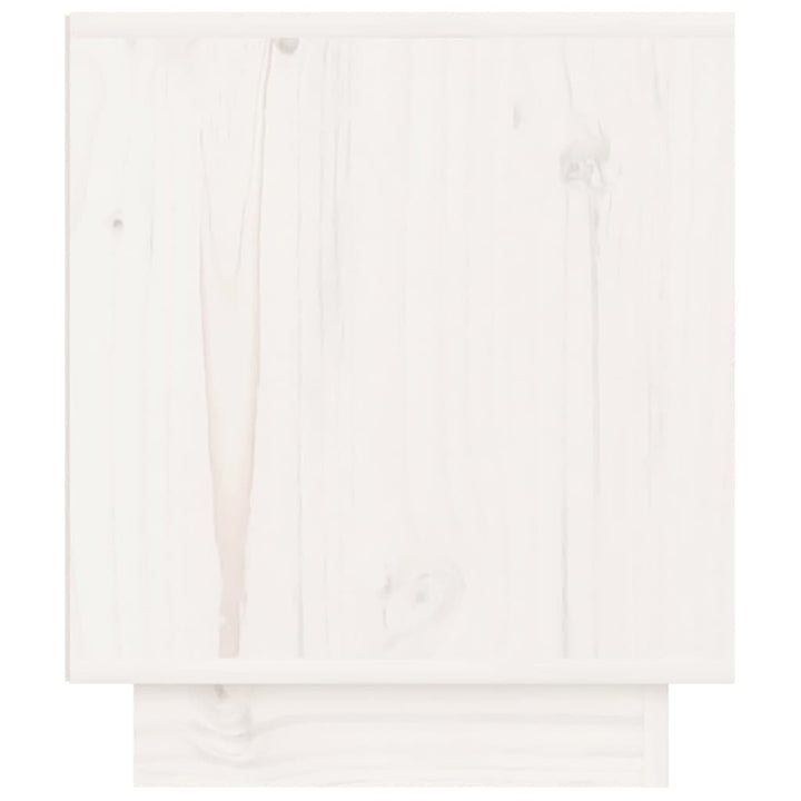 sengeborde 2 stk. 40x34x40 cm massivt fyrretræ hvid