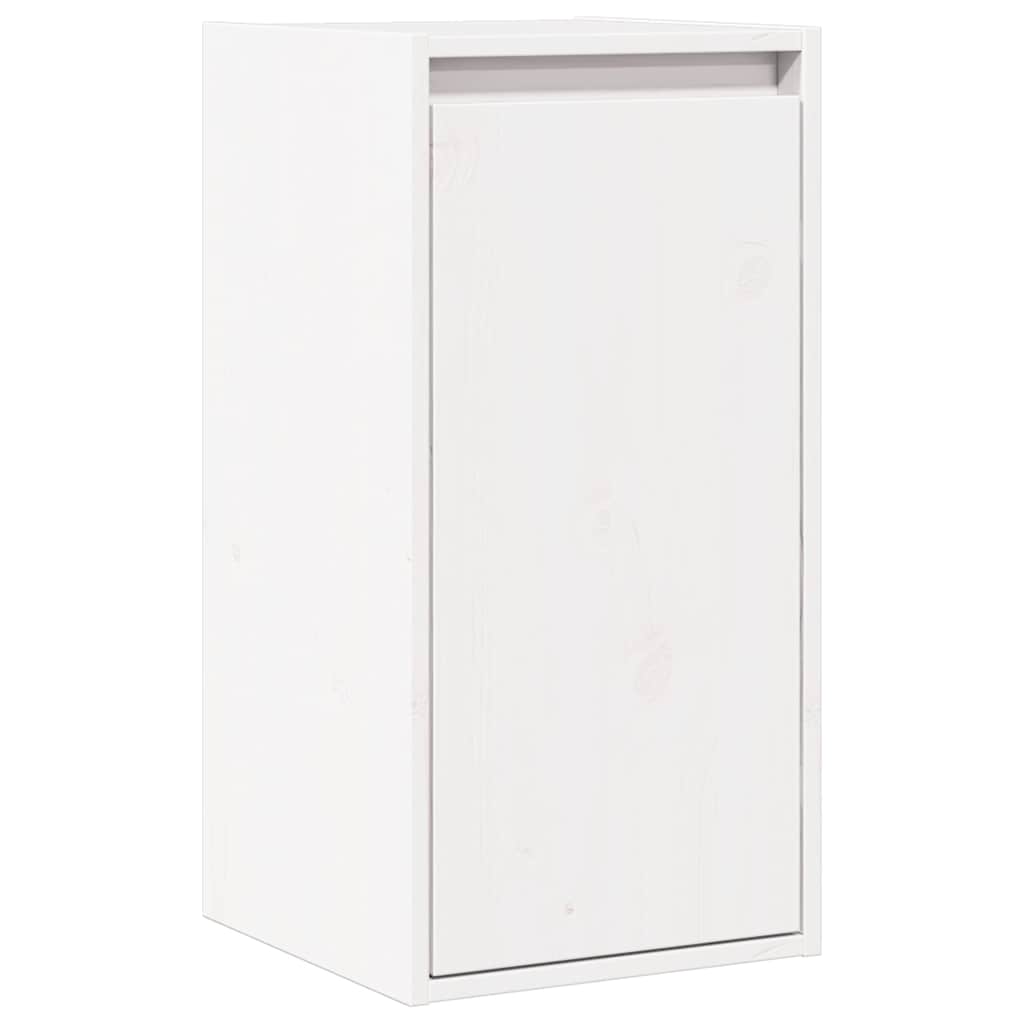 vægskab 30x30x60 cm massivt fyrretræ hvid