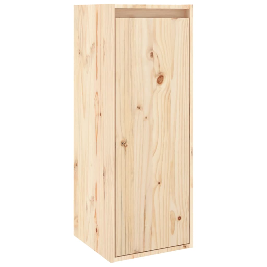 vægskab 30x30x80 cm massivt fyrretræ