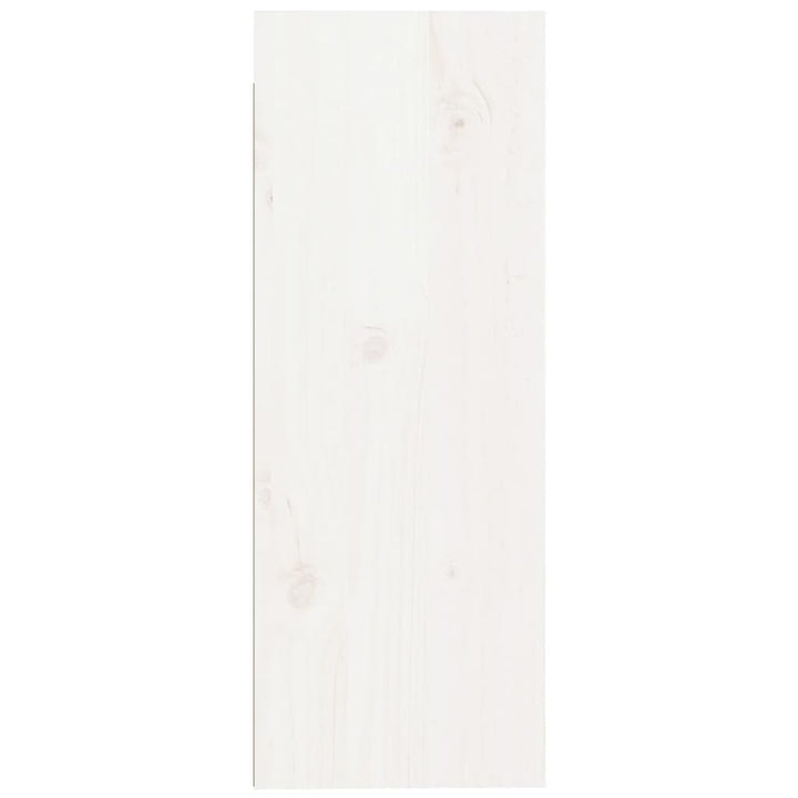vægskab 30x30x80 cm massivt fyrretræ hvid
