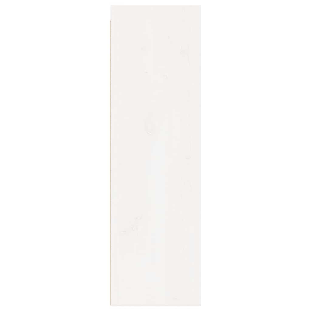 vægskab 30x30x100 cm massivt fyrretræ hvid