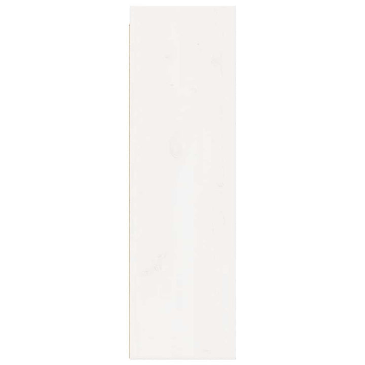 vægskab 30x30x100 cm massivt fyrretræ hvid