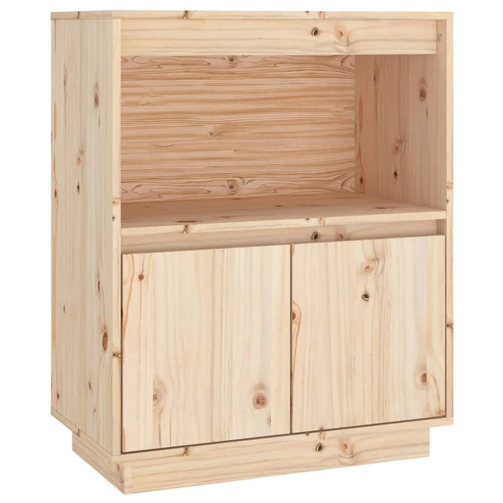 skænk 60x34x75 cm massivt fyrretræ