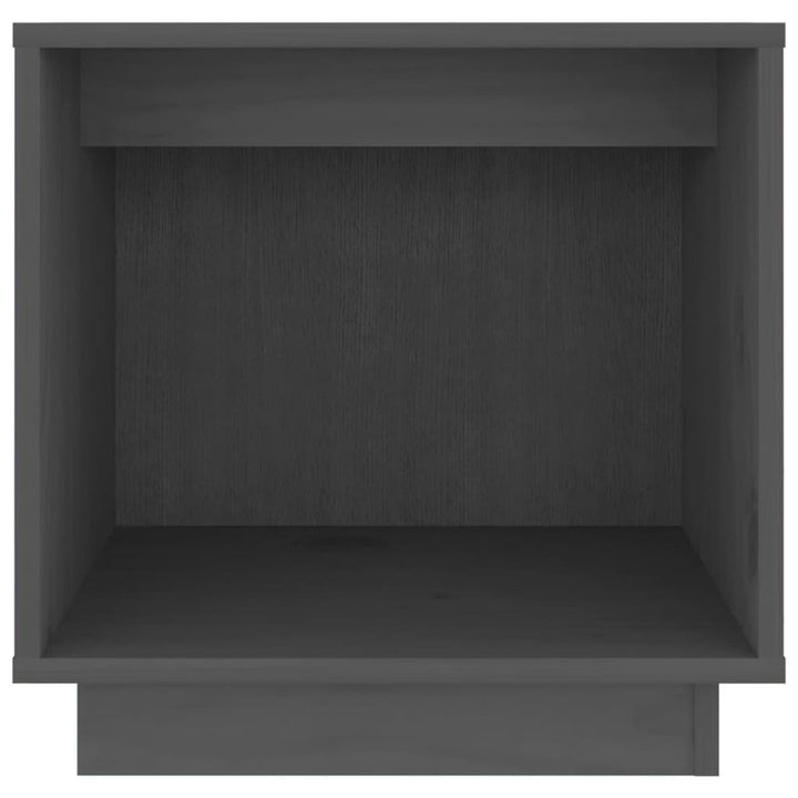 sengeborde 2 stk. 40x30x40 cm massivt fyrretræ sort