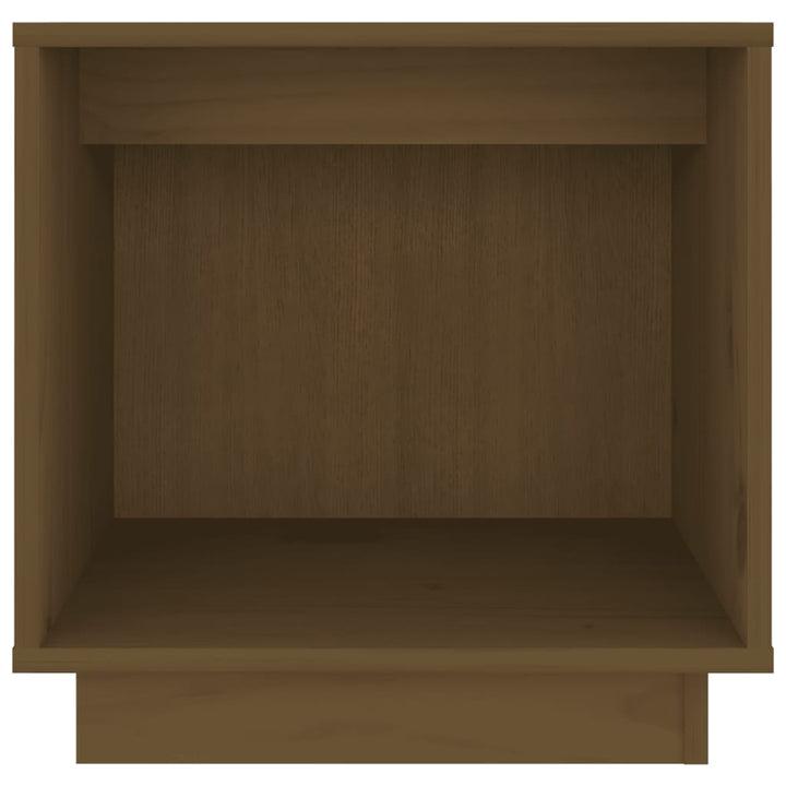 sengeborde 2 stk. 40x30x40 cm massivt fyrretræ gyldenbrun