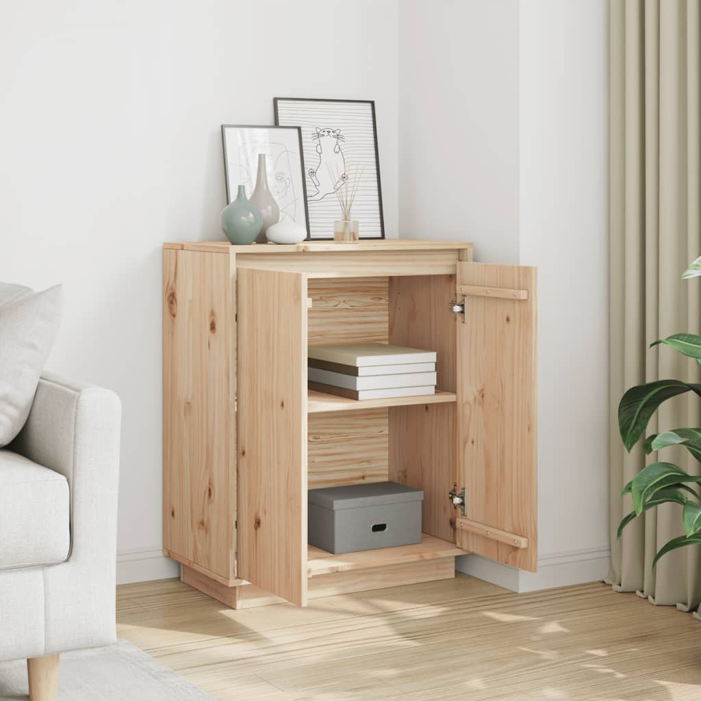 skænk 60x34x75 cm massivt fyrretræ