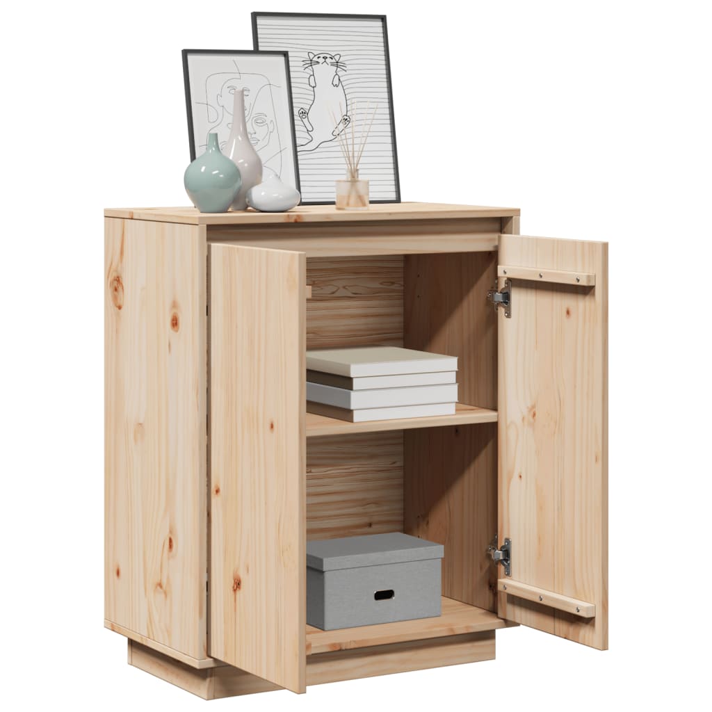skænk 60x34x75 cm massivt fyrretræ