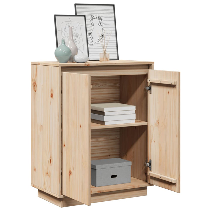skænk 60x34x75 cm massivt fyrretræ