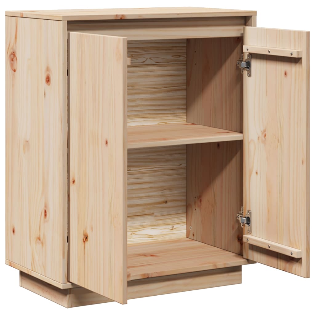 skænk 60x34x75 cm massivt fyrretræ