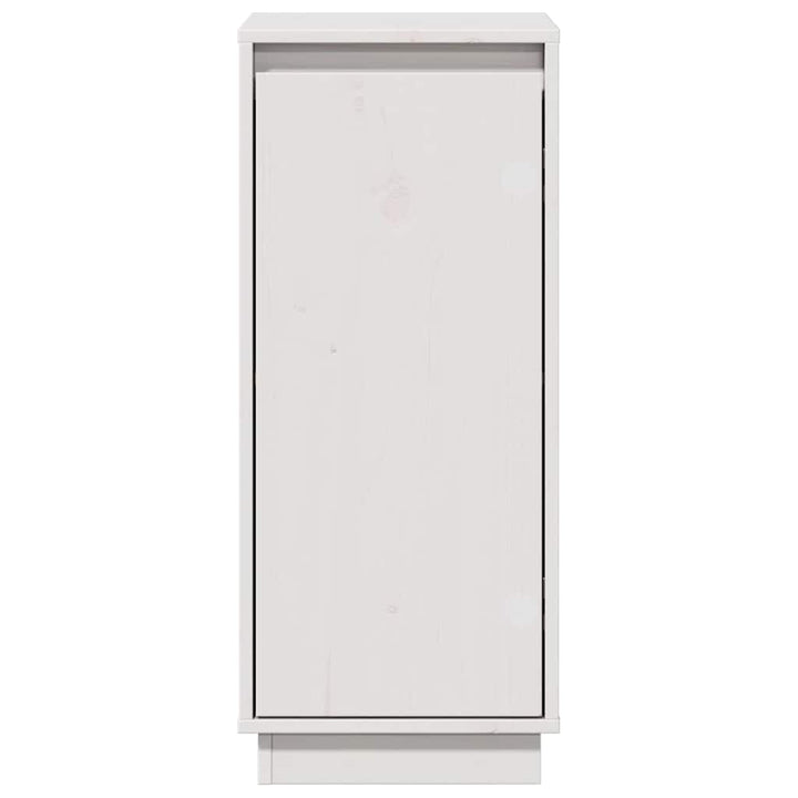 skænke 2 stk. 31,5x34x75 cm massivt fyrretræ hvid