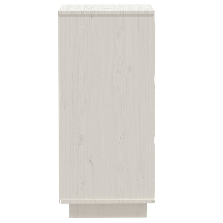 skænk 32x34x75 cm massivt fyrretræ hvid