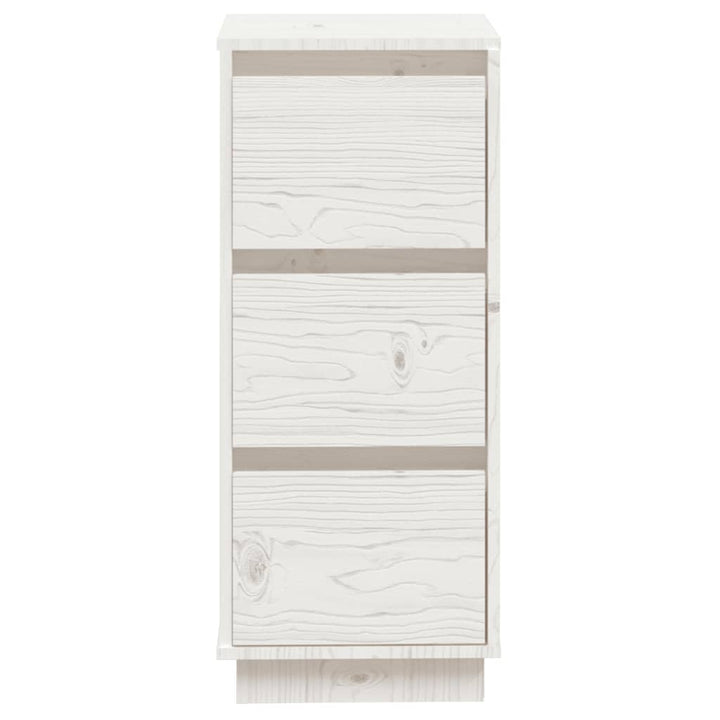 skænke 2 stk. 32x34x75 cm massivt fyrretræ hvid