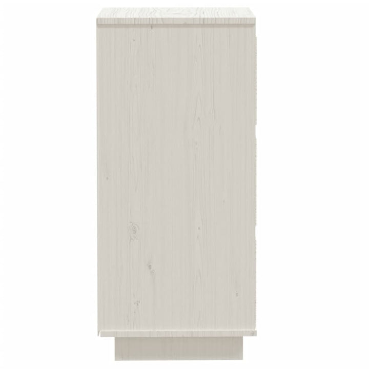 skænke 2 stk. 32x34x75 cm massivt fyrretræ hvid