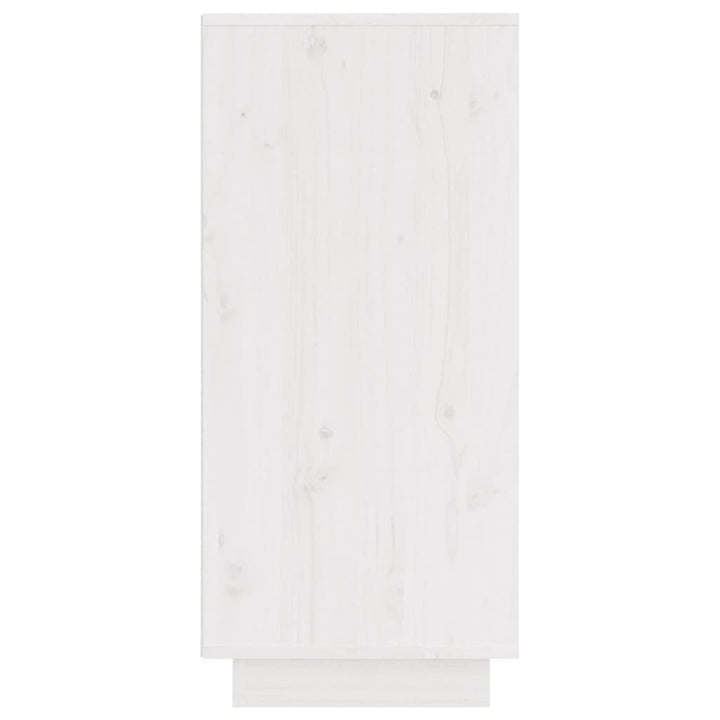 skænke 2 stk. 31,5x34x75 cm massivt fyrretræ hvid